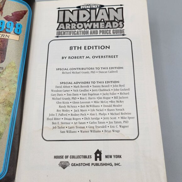 Official Overstreet Indian Arrowheads Identification 8th Edition - Picture 5 of 10